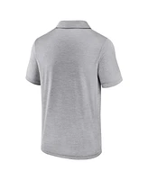 Fanatics Men's Gray Oklahoma Sooners Striated Primary Logo Polo Shirt
