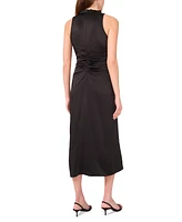 Parker Women's The Ayla Mock-Neck Ruched Midi Dress