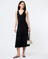 French Connection Women's V-Neck Fit & Flare Midi Dress