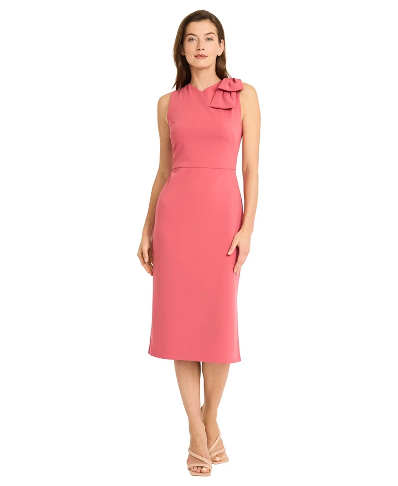 Maggy London Women's Sleeveless Midi Dress