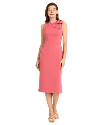 Maggy London Women's Sleeveless Midi Dress