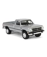 1/64 1992 Dodge Ram D250 Power Ram Lifted Rollbar Silver All-Terrain