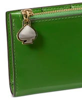 kate spade new york Devin Patent Leather Small Bifold Wallet