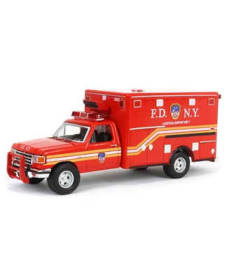 1/64 1989 Ford F-350 Ambulance Fdny Support Unit First Responders 67067