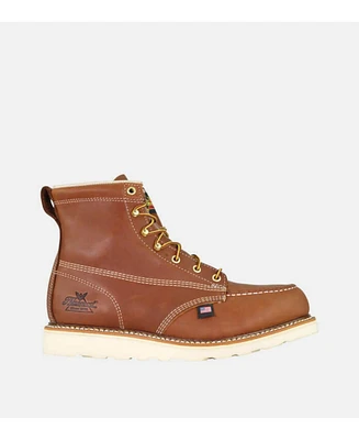 Thorogood American Heritage 6" Tobacco Safety Toe Work Boots for Men