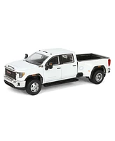 1/64 2022 Gmc Sierra 3500HD Pro Dually, Summit White Diecast Exclusive