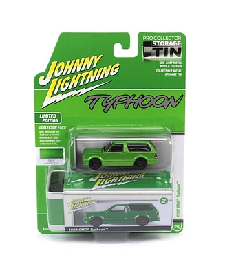 1/64 1992 Gmc Typhoon Custom Green Johnny Lightning Collector Tin 16