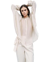 Nocturne Women's Embroidered Detailed Shirt