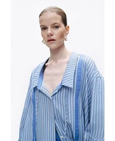 Nocturne Women's Shirt with Woven Label Details
