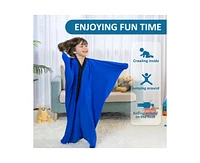 Outree Small Blue Kids Full Body Sensory Socks