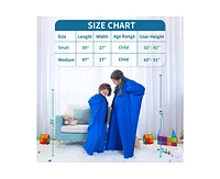 Outree Small Blue Kids Full Body Sensory Socks