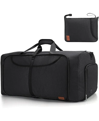 Vs Vogshow 120L Duffle Bag for Travel, Large Foldable Waterproof Travel Duffel Bags Weekender Overnight Bag for Men and Women with Shoe Compartment Ba
