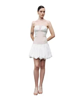 Nocturne Women's Strapless Mini Dress