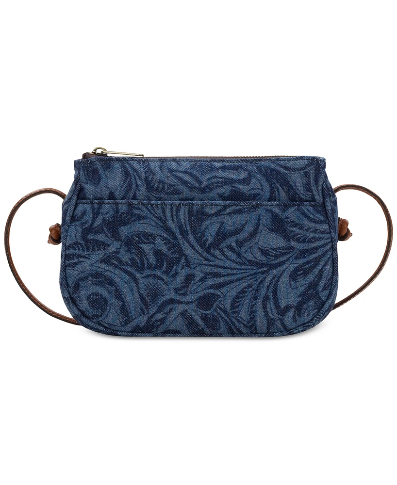 Patricia Nash Bacoli Small Denim Crossbody Bag