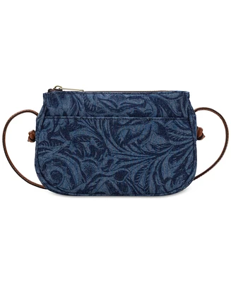 Patricia Nash Bacoli Small Denim Crossbody Bag