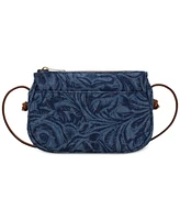 Patricia Nash Bacoli Small Denim Crossbody Bag