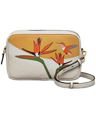 Radley London Birds Of Paradise Small Leather Zip Around Crossbody