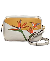 Radley London Birds Of Paradise Small Leather Zip Around Crossbody