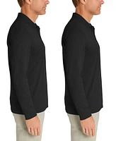Galaxy By Harvic Men's 2-Pack Jump Start Modern Fit Polo Shirt