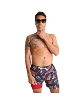 Chubbies Men's 5.5" Black Tampa Bay Buccaneers The Neon Lined Classic Swim Trunks