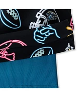 Chubbies Men's 5.5" Black Jacksonville Jaguars The Neon Lined Classic Swim Trunks