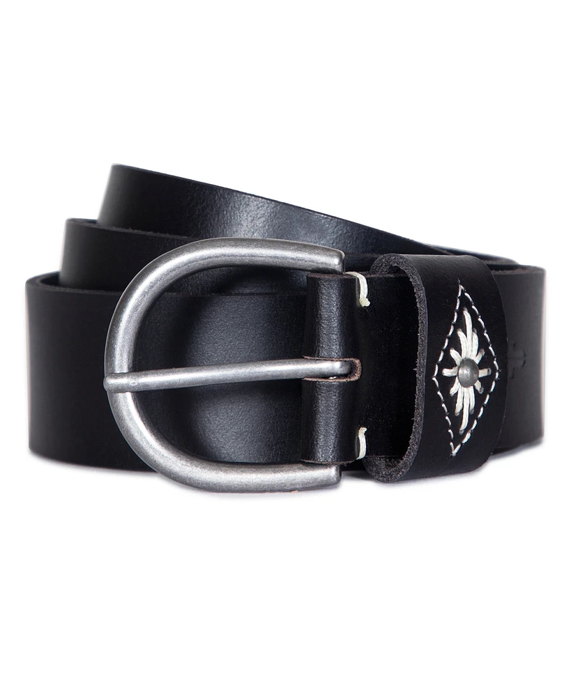 Frye Women's Embroidery On Loop Belt