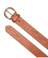 Frye Women's Two-Tone Stitch Belt