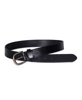 Frye Women's Stitched Edge Shaped Keeper Belt