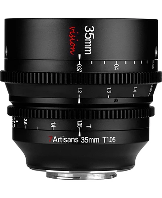7artisans Photoelectric 35mm T1.05 Vision Cine Lens for Fujifilm X, Black