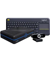 Azulle Byte4 Pro Mini Desktop Computer with Keyboard and Webcam, Intel Celeron N5105 2.0GHz, 4GB Ram, 64GB eMMC, Windows 11 Pro