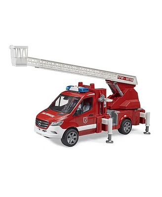 1/16 Mercedes-Benz Sprinter Fire Engine Truck with Ladder, Water Pump, & Lights & Sounds by Bruder