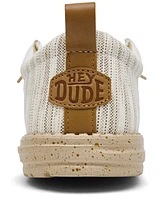 Hey Dude Men's Wally Funk Woven Jacquard Slip-On Casual Moccasin Sneakers from Finish Line