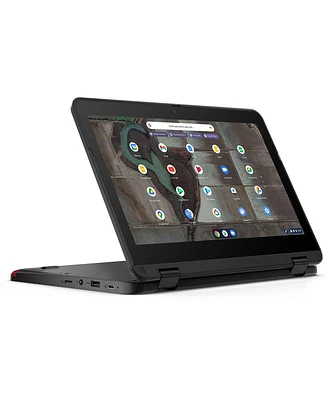 Lenovo 500e Chromebook Gen 3 11.6" Hd 2-In-1 Touchscreen Laptop, Intel Celeron N4500 1.1GHz, 4GB Ram, 32GB eMMC, Chrome Os, Gray