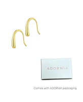 Adornia Fine 14k Gold Vermeil .925 Sterling Silver Teardrop Wire Earrings
