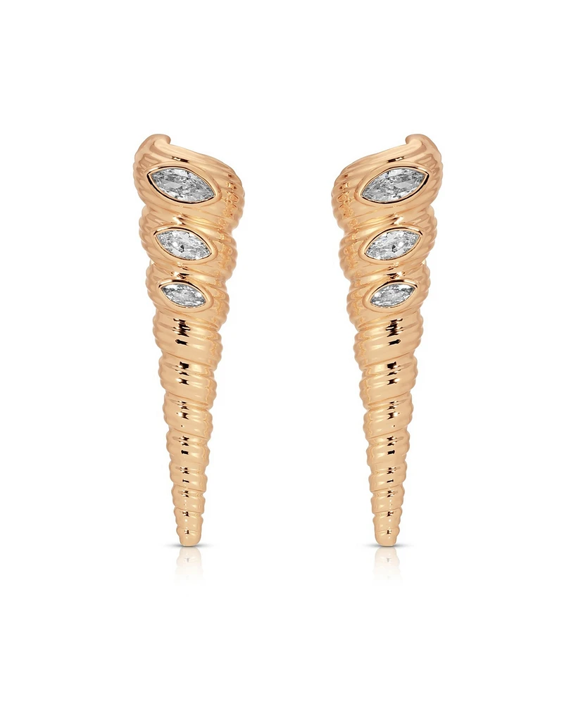 Ettika Capri Shell Earrings