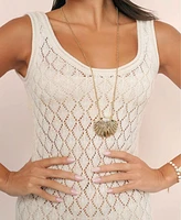 Ettika Scallop Crystal Necklace