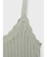 Mango Women's Pointelle Detail Nightgown