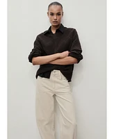 Mango Women's High-Rise Balloon Jeans