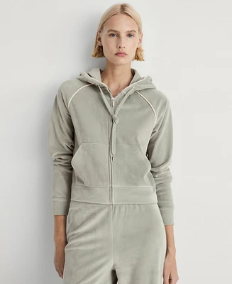 Mango Women's Velour Soft Touch Sweatshirt