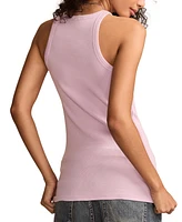 Lucky Brand Women's Ribbed Scoop-Neck Tank Top