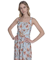 Eliza J Women's Cotton Sleeveless Midi Dress