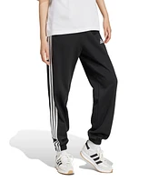 adidas Women's Essentials 3-Stripes Pull On Fleece Loose Pants