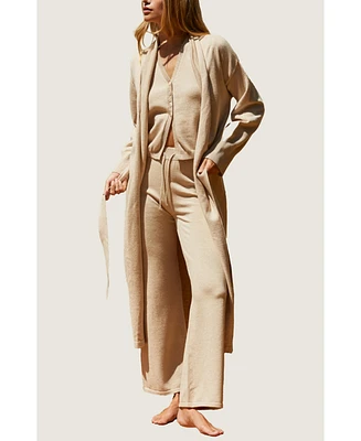 Crescent Women's Andie Duster Sweater Knit Cardigan