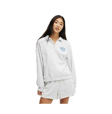 Cotton On Women's Active Plush Graphic Polo