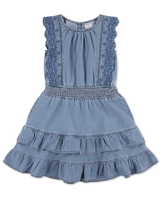 abercrombie kids Girls Smocked Waist Tiered Dress
