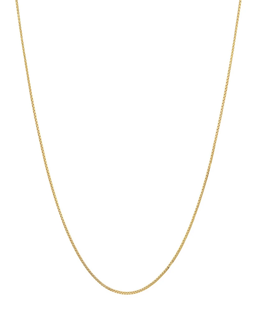 Steeltime Women's 14K Gold Plated Box Chain Necklace