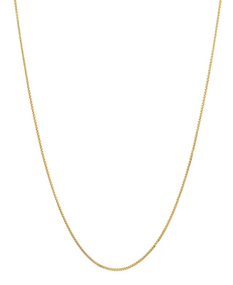 Steeltime Women's 14K Gold Plated Box Chain Necklace