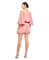 endless rose Women's Ruffled Sleeve Romper