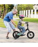 Kids Bike with Adjustable Seat and Low-Step Frame for Easy Mounting
