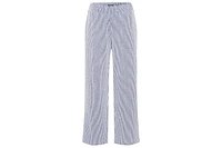 Olsen Women's Anna Fit Wide Leg Seersucker Pant